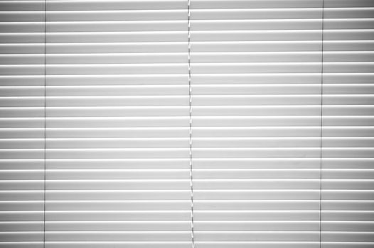 White Plastic Horizontal Window Blinds Background