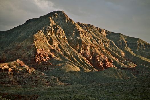 Northern Arizona State. Arizona Mountain Landscapes. Near Mesquite Village. Horizontal Nature Photo.