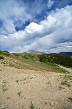 Rocky Mountains - Central Colorado, USA. Nearest Cities: Alma, Breckenridge. Rocky Hills.