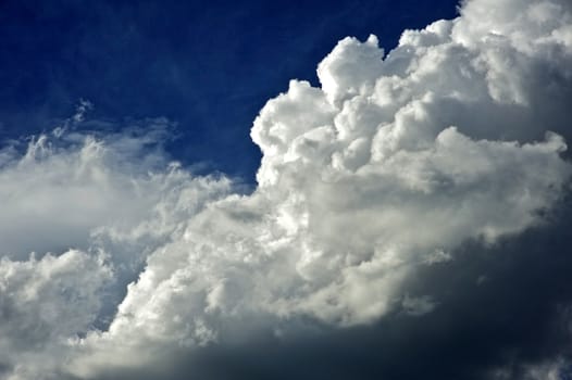 Stormy Cloudscape Horizon - Nature / Sky Background. Nature Photo Collection.
