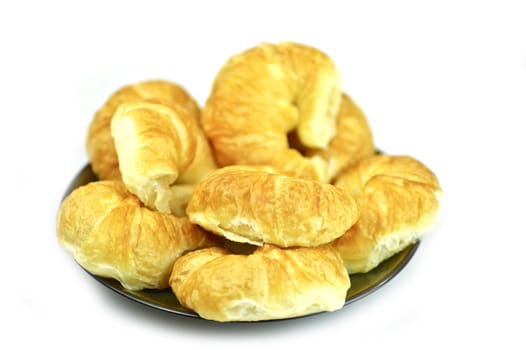 Tasty Croissants - Clipped Photo - Solid White Background