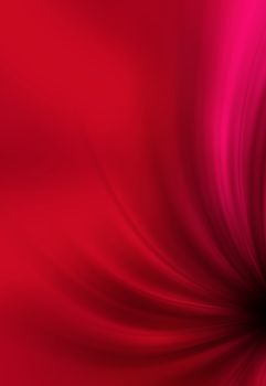 Vertical Red Abstract Background. Wavy Circular Pattern.