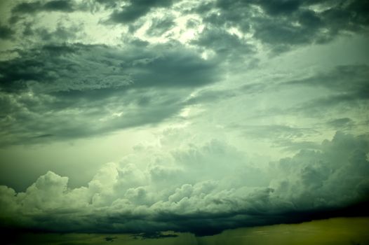 Dramatic Sky. Stormy Day