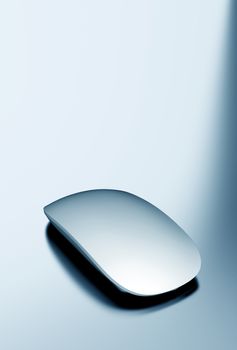 Modern Computer Mouse Design. Optical Computer Mouse 3D Render Illustration.
