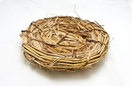 A Nest in white background