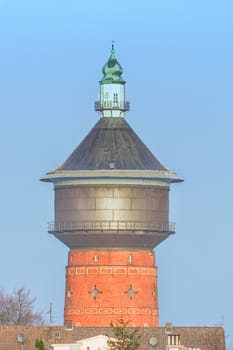 Old Water Tower at the Steeger Street in Velbert, Germany.