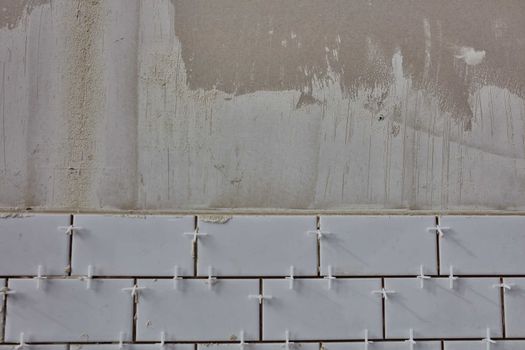 Tile lying