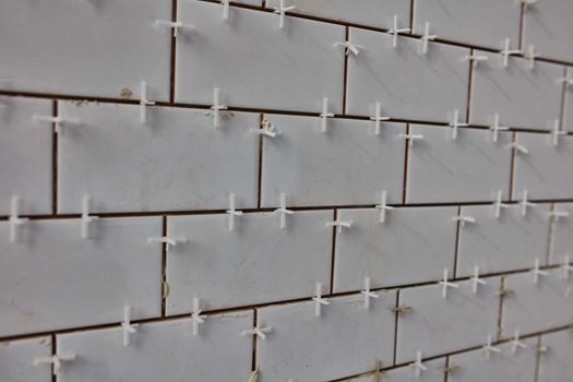Tile lying
