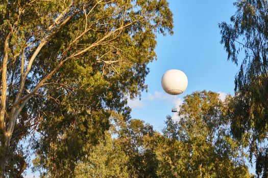 Aerostat flying in the air