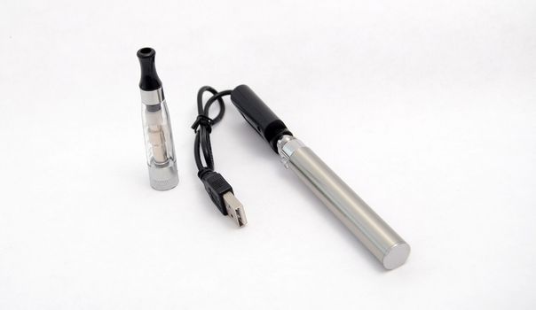 image of a big electronic cigarettes isolated on white