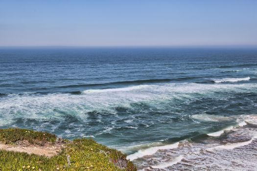 Atlantic ocean coast view .Sintra Portugal