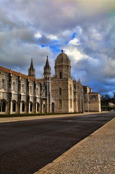 Jeronimo monastery in lisbon, portugal . unesco world heritage site