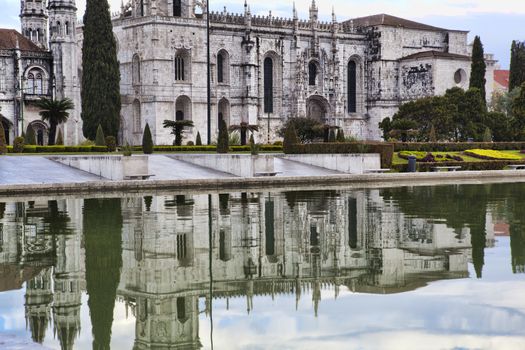 Jeronimo monastery in lisbon, portugal . unesco world heritage site