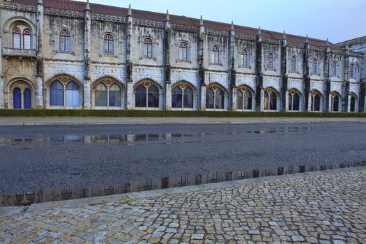 Jeronimo monastery in lisbon, portugal . unesco world heritage site