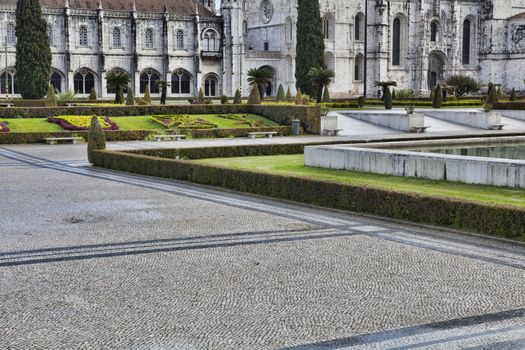 Jeronimo monastery in lisbon, portugal . unesco world heritage site