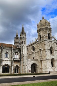 Jeronimo monastery in lisbon, portugal . unesco world heritage site