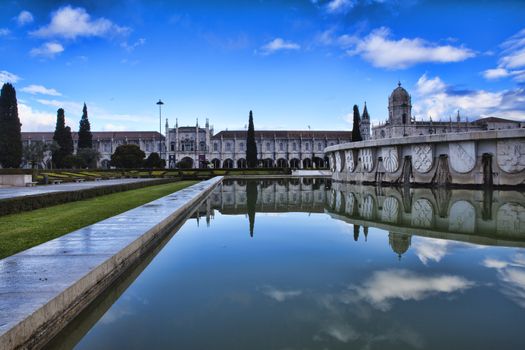 Jeronimo monastery in lisbon, portugal . unesco world heritage site