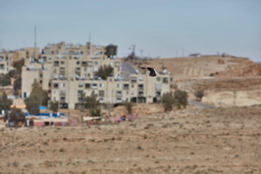 A settlement in the Negev desert, Israel