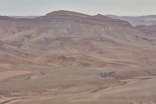 Maktesh Ramon place in the Negev desert, Israel