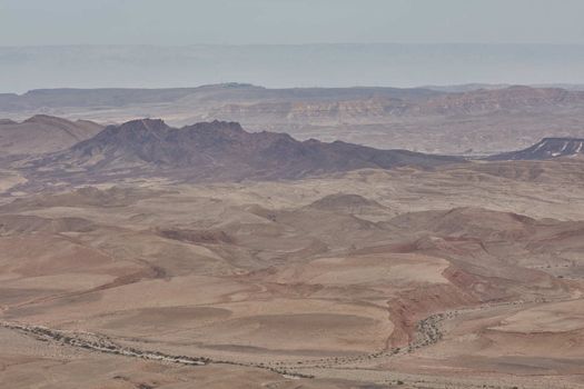 Maktesh Ramon place in the Negev desert, Israel