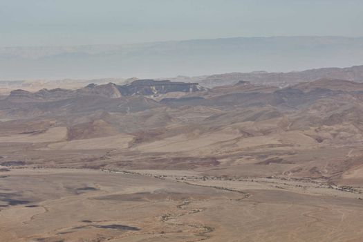 Maktesh Ramon place in the Negev desert, Israel