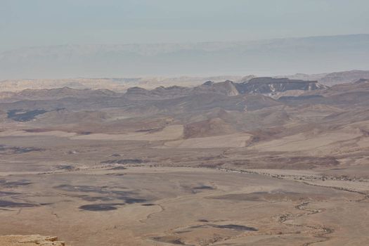 Maktesh Ramon place in the Negev desert, Israel