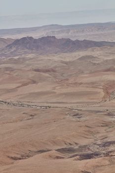 Maktesh Ramon place in the Negev desert, Israel
