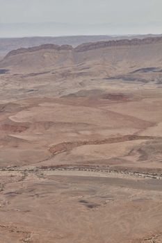 Maktesh Ramon place in the Negev desert, Israel