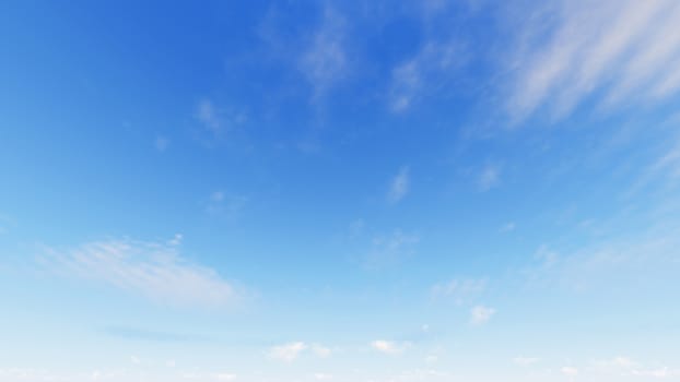 Cloudy blue sky abstract background, blue sky background with tiny clouds, 3d rendering

