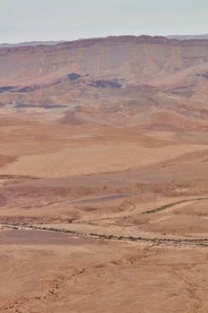 Maktesh Ramon place in the Negev desert, Israel