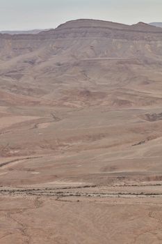 Maktesh Ramon place in the Negev desert, Israel