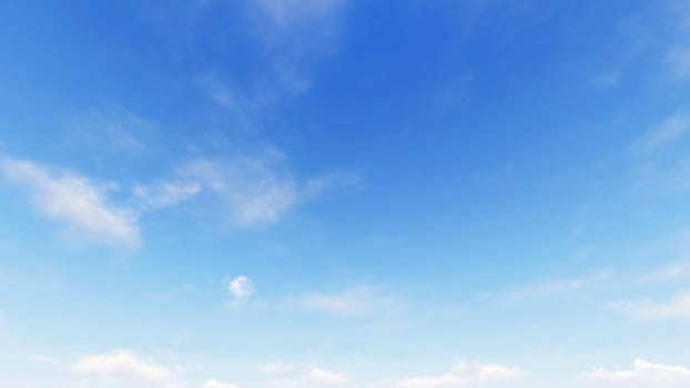 Cloudy blue sky abstract background, blue sky background with tiny clouds, 3d rendering

