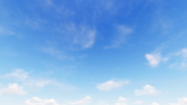 Cloudy blue sky abstract background, blue sky background with tiny clouds, 3d rendering

