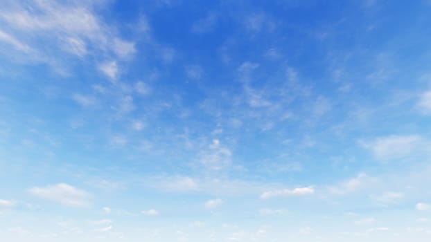 Cloudy blue sky abstract background, blue sky background with tiny clouds, 3d rendering

