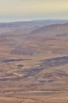 Maktesh Ramon place in the Negev desert, Israel