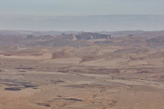 Maktesh Ramon place in the Negev desert, Israel
