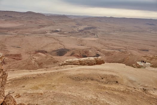 Maktesh Ramon place in the Negev desert, Israel