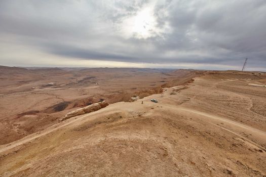 Maktesh Ramon place in the Negev desert, Israel