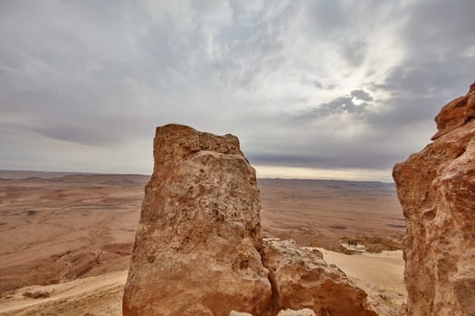 Maktesh Ramon place in the Negev desert, Israel