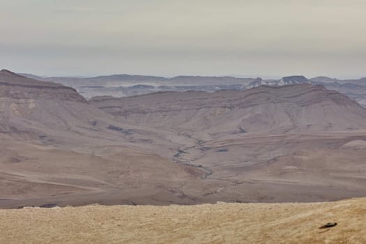 Maktesh Ramon place in the Negev desert, Israel