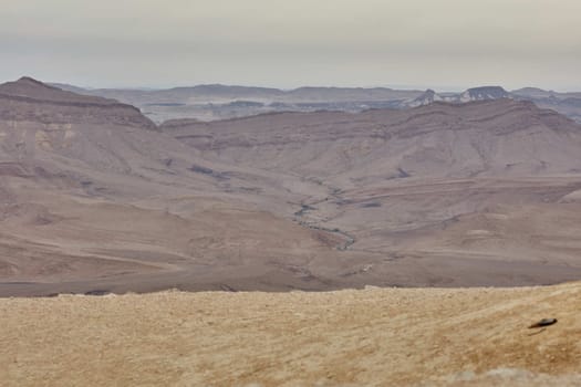 Maktesh Ramon place in the Negev desert, Israel