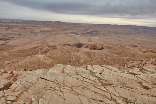 Maktesh Ramon place in the Negev desert, Israel