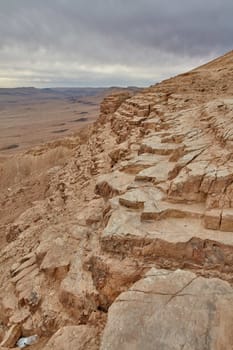 Maktesh Ramon place in the Negev desert, Israel