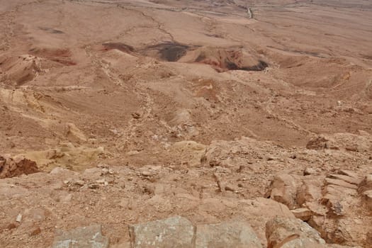 Maktesh Ramon place in the Negev desert, Israel