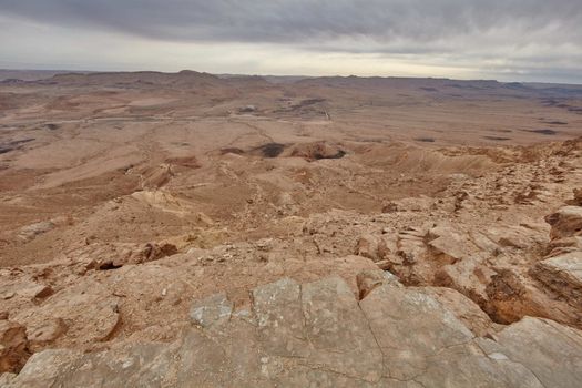 Maktesh Ramon place in the Negev desert, Israel