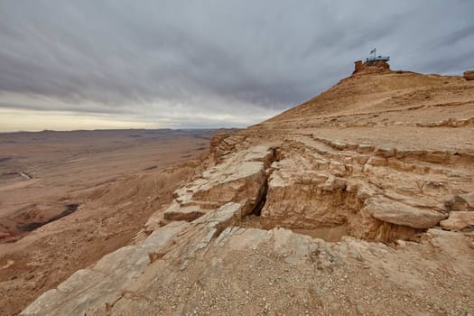 Maktesh Ramon place in the Negev desert, Israel