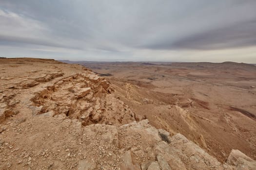 Maktesh Ramon place in the Negev desert, Israel