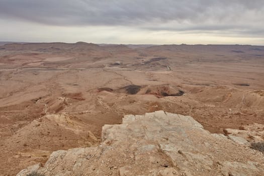 Maktesh Ramon place in the Negev desert, Israel