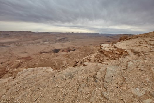 Maktesh Ramon place in the Negev desert, Israel