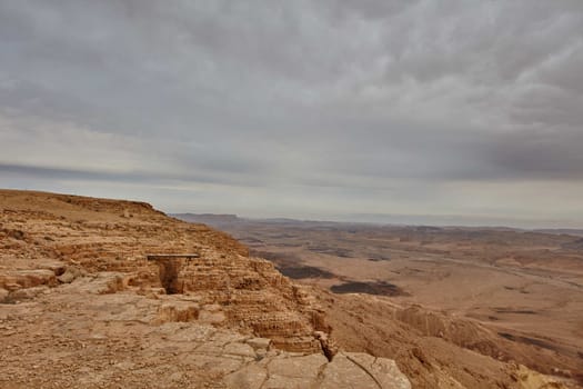 Maktesh Ramon place in the Negev desert, Israel